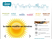 Tablet Screenshot of mairie-grigny69.fr